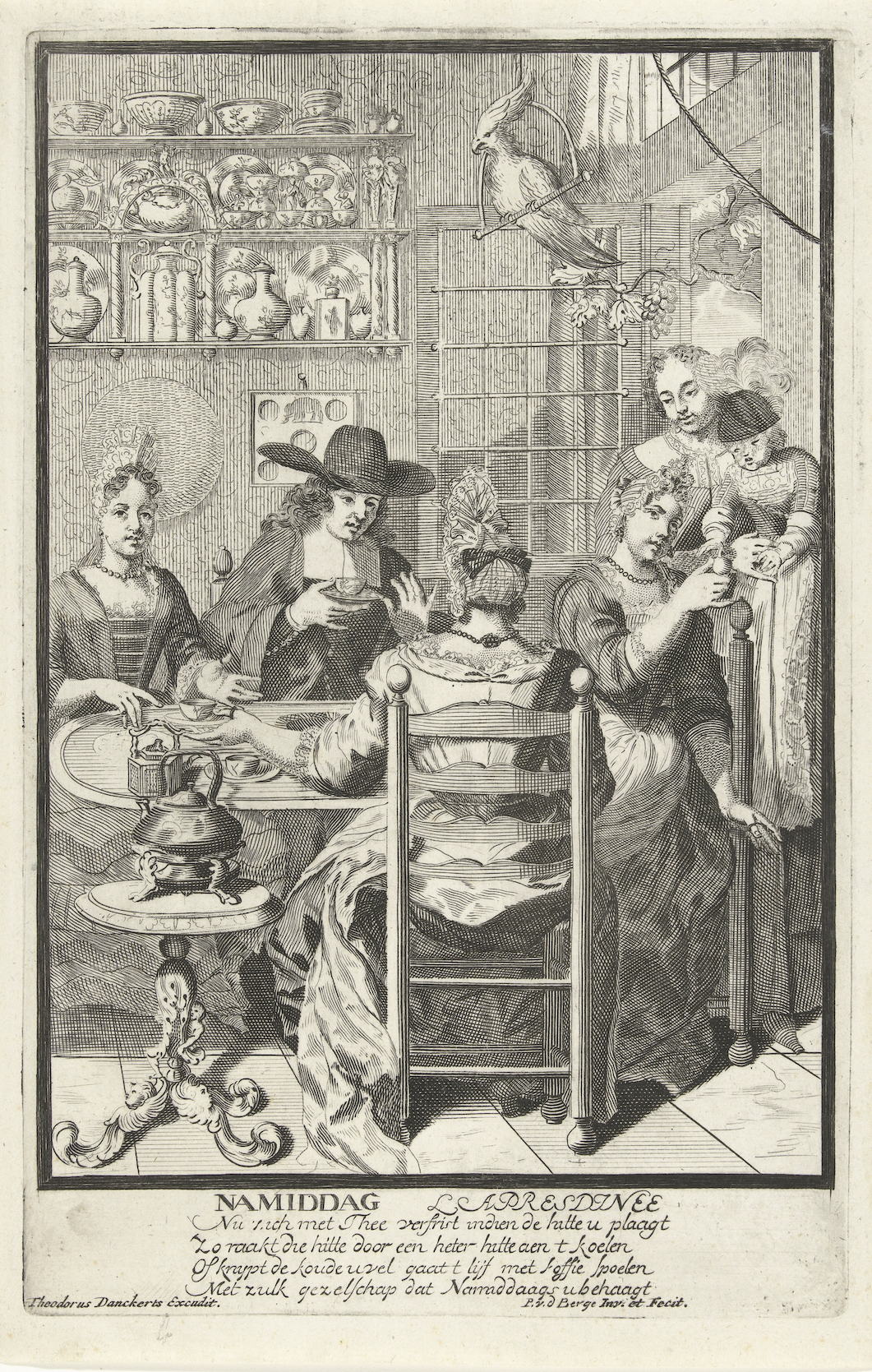 彼得·范·登·贝尔热(Pieter van den Berge)的详细印刷品，1708年，荷兰国家博物馆收藏(RP-P-1894-A-18223)